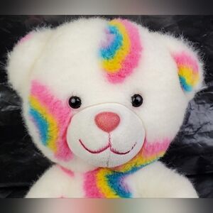 Build-A-Bear BAB 2010 Smallfrys Summer of Hugs Rainbow Plush Stuffed Animal- EUC